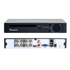 Xenocam 8CH 1080N Hybrid 5-in-1 AHD DVR (1080P NVR+1080N AHD+960H Analog+TVI+CVI) Standalone DVR CCTV Surveillance Security System Video Recorder Motion Detection HDD & Cameras not Included