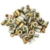 150pcs M4 Color Zinc Plating Rivet Nuts Quick Riveting Automobiles