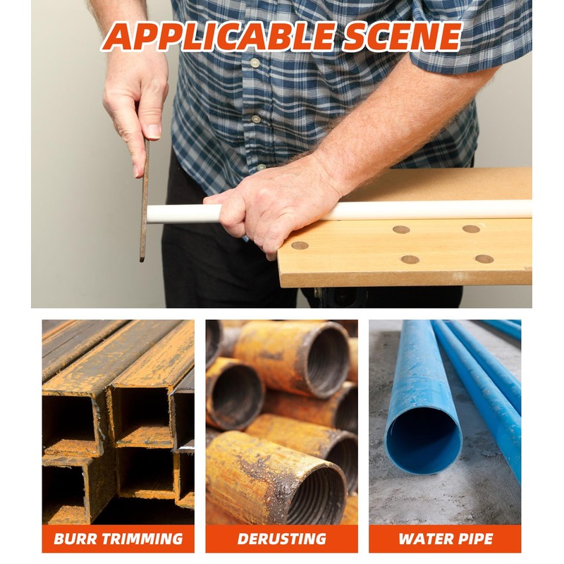 DIFFLIFE Needle File (8'' Flat File)