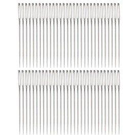HARFINGTON 60 Agujas Grandes para Ojos de 1.65" Aguja de Costura a Mano Aguja de Bordado de Acero Inoxidable para Cuero Punto de Cruz