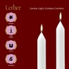 Lerner White Household Candlesticks, Pack of 72 | 3-Hour Burning