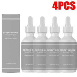 Unbranded 5PCS Deoxyribose Sugar Gel Hair Growth, Deoxyribose Serum for Hair Loss 60ml USA - 4PCS