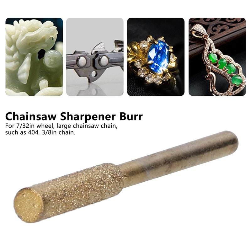 20pcs Diamond Chainsaw Sharpener, Chainsaw Sharpener Chain Grinder Sharpening Stone