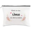 Oma Geschenk, Geschenke Für Oma, Elegante Kosmetiktasche, Schminktasche Mit Reisegröße,