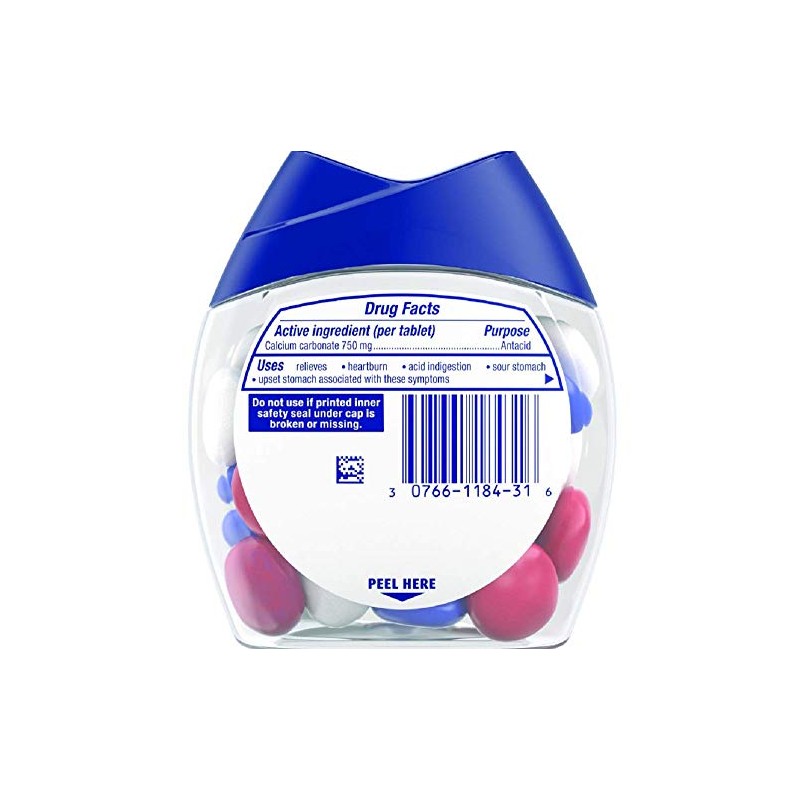 TUMS Chewy Bites Berries & Cream - 32 Count