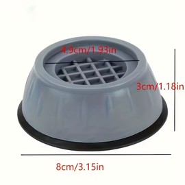 Anti-Vibration Washing Machine Feet for Appliance Stability – 4-Piece Anti-Slip Support Set for Laundry Rooms