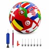 National Flag-Print Size 5 Soccer Ball – 2.7mm Thickened PVC