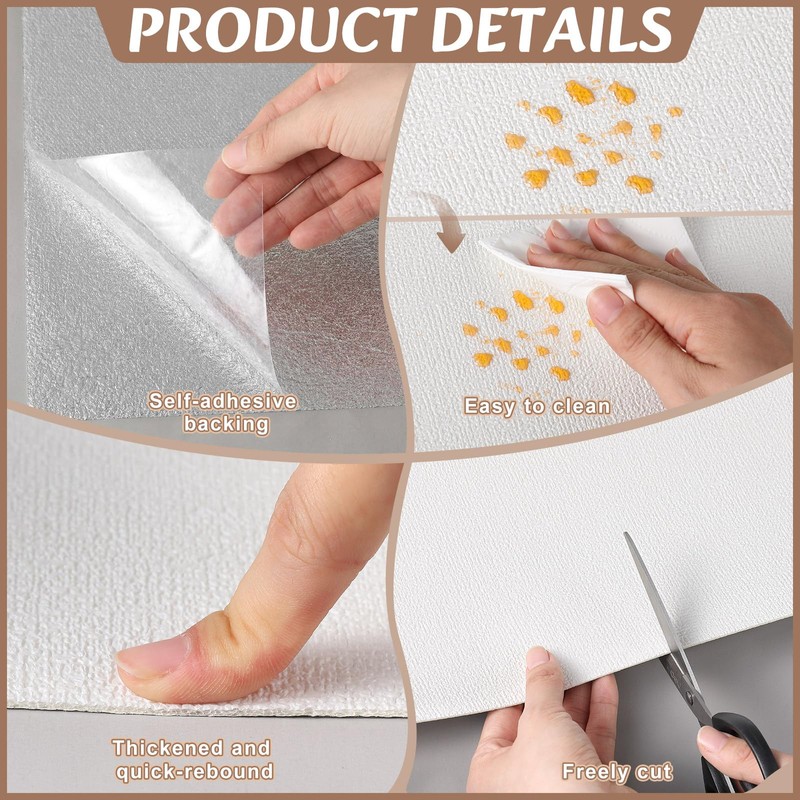 Nuanchu 1 Roll 1.64 x 32.81 ft Ceiling Tiles Peel