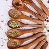 Uvz Crafts Mini Wooden Spoons for Spice Jars, Salt, Sugar,
