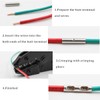 Teansic 100 Pcs Non Insulated Butt Connectors AWG 26-22 Uninsulated