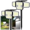 HAARAY Solar Outdoor Lights with Stakes, 2500LM 180° PIR Motion
