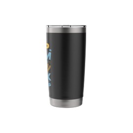 Ice Hockey Coach Player, Keep Calm And Puck On Stainless Steel Insulated Tumbler