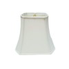 Royal Designs Rectangle Cut Corner Lamp Shade - White -