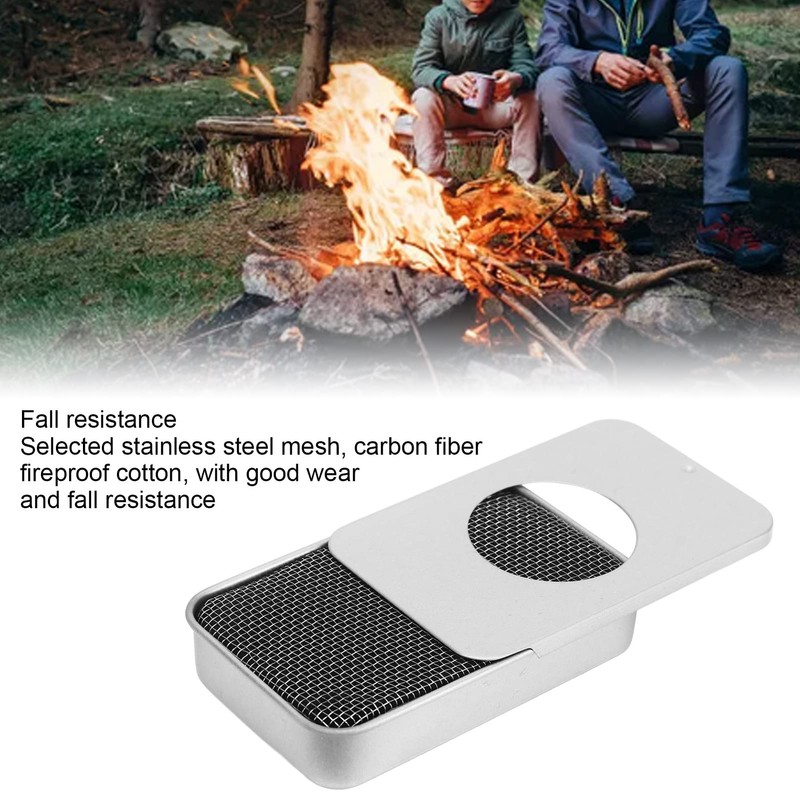 Mini Alcohol Stove, Outdoor Stainless Steel Portable Stove for Backpacking,