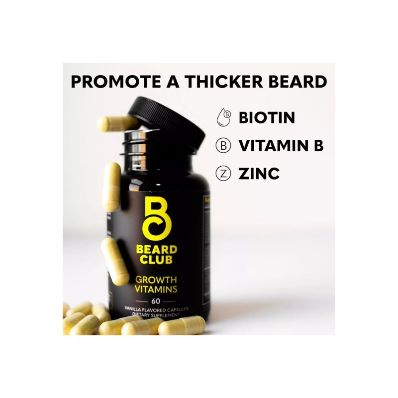 The Beard Club - Beard Growth Vitamins