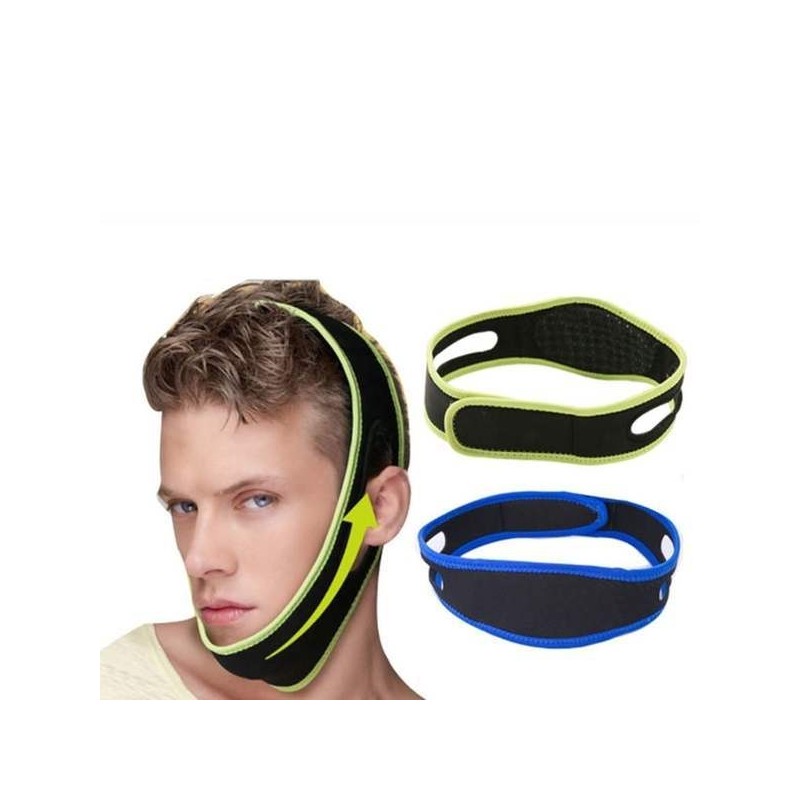 Men's 151DGP53 Men's Face Jawline V-Line Compression Lifting Band /