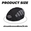 2Pcs Bright Reflective Helmet Cover High Visibility Helmet Rain Cap