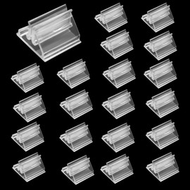 Litoexpe Clear Acrylic Card Stand - 25pcs Plastic Game Piece Holders for Party, Photos, Memos, Pictures Display