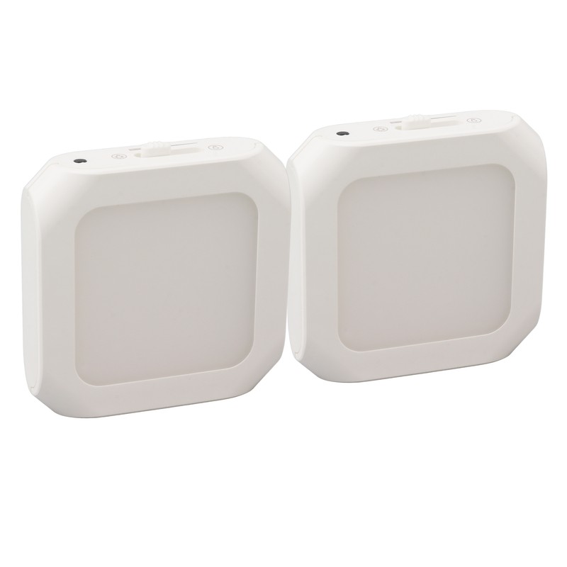 2Pcs Plug in Motion Sensor LED Night Light Plug in