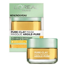 L'oreal Paris - Mascarilla Facial De Arcilla Pura Para El Cu