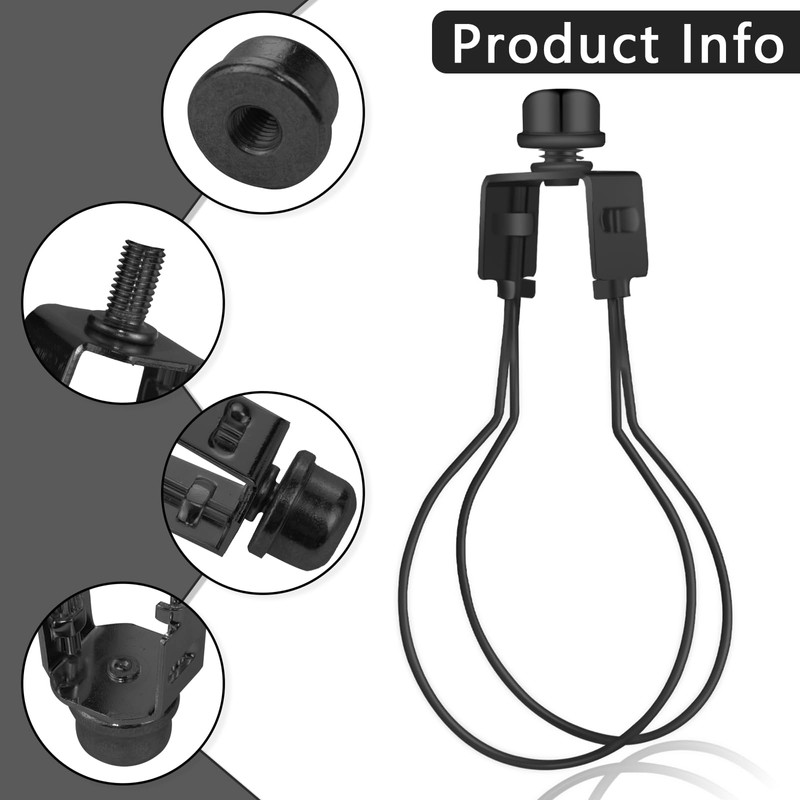 Lamp Shade Light Bulb Clip Adapter, Clip on Lampshade Adapter
