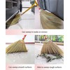 Indoor Grass Broom 40 Inch with Bamboo Handled Brooms for