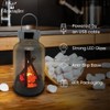 Cello Gleneagles Campfire Large LED Lantern, USB Powered, Realistic Flame
