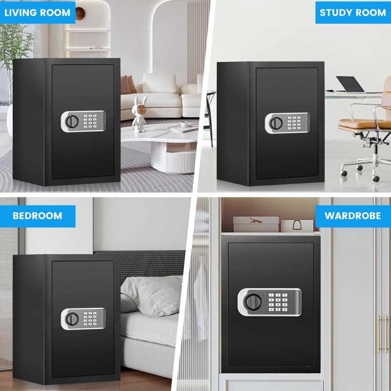 [16.54" Tall] Safe Box, 2.8 Cuft Home Safes Water and