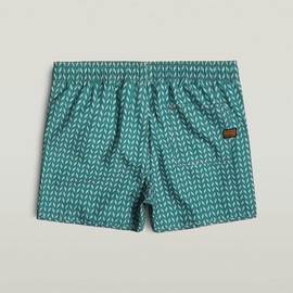 G-Star Men's Carnic 2.0 Allover Swimshorts, Multicolor (blue spruce chevron D24482-C331-G469), XL