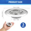Pack of 3 Bath Drain Strainers, Strainer Drain, Pack of