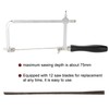 Jewlers Saw Frame, 12 Blades Jewellers Sawbow Saw Frame Mini