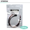 QTEATAK 1/2"(12mm) Pre-Wired Mounting Hole On/Off Mini Round Waterproof Momentary