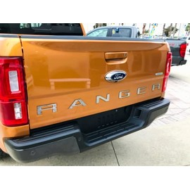 Eurosport Daytona - Compatible with 2019-Present Ranger Rear Bumper Letter Inserts (Chrome)