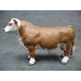 CollectA NIP * Polled Hereford Bull * 88861 Breyer Cow Model Toy Figurine