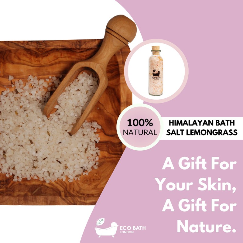 Eco Bath London Lemongrass Himalayan Bath Salt 300g - Premium