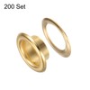 sourcing map 200 Set 10 mm Hole Grommets Eyelets Set