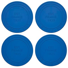Le Creuset Silicone Coasters (est. 1925), Set of 4, Marseille