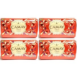 Camay International Classic Bar Soap with Sensual Scent, 125 G / 4.5 Oz, 3 Count (Pack of 4) 12 Bars Total