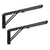 Sumnacon 2 Pcs 20 Inch Sturdy Folding Shelf Brackets -