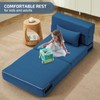 SUYOLS Folding Sofa Bed with Pillow- Convertible Chair Floor Couch