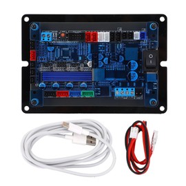 3 Axis GRBL Control Board, 32 Bit Stepper Motor Driver Board Y Axes CNC Router Controller Board for Woodworking Engraving Machine CNC Router DC12-48V