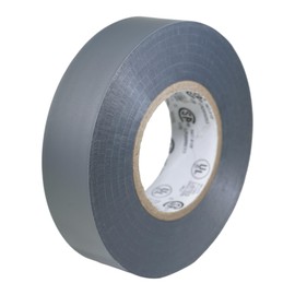 GGR Supplies T.R.U. EL-766AW Gray General Purpose Electrical Tape 3/4" (W) x 66' (L) UL/CSA Listed core. Utility Vinyl Synthetic Rubber Electrical Tape