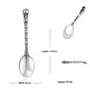 Skull Motif Serving Spoon Fork Set, Premium Stainless Steel Fork
