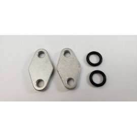 SUZUKI 2008-2020 HAYABUSA GEN 2 - OIL COOLER DELETE BLOCK OFF PLATES W GASKETS & BOLTS