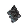 STANCE Men's Athletic Tab 3 Pack Socks, Black, Large