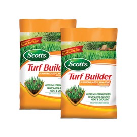 Scotts Turf Builder SummerGuard Lawn Food with Insect Control, Fertilizer & Insect Killer, 5,000 sq. ft., 13.35 lbs. (2-Pack)