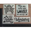 Explore Decal 4 Pack: Adventure Awaits, Not All Those Who