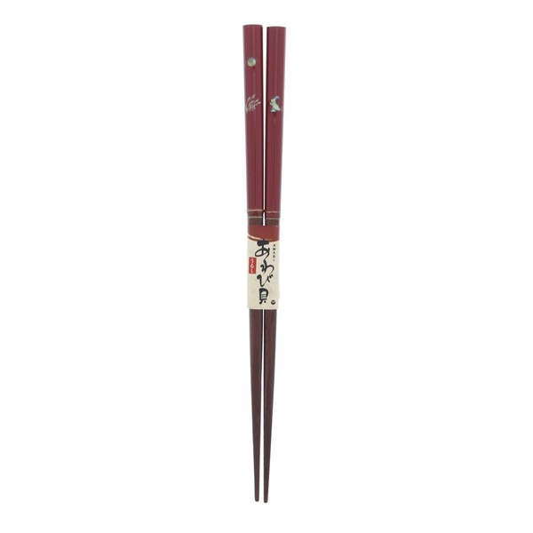 Ishida Japanese Chopsticks Shell Craft Abalone Jugoya Rabbit Wooden (Natural