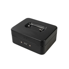 Dapetz ® 3-Digit Combination Cash & Valuables Safe Box 200 x 160 x 90 milimeter Powder Coated. Ideal for safekeeping of cash, documents and small valuables