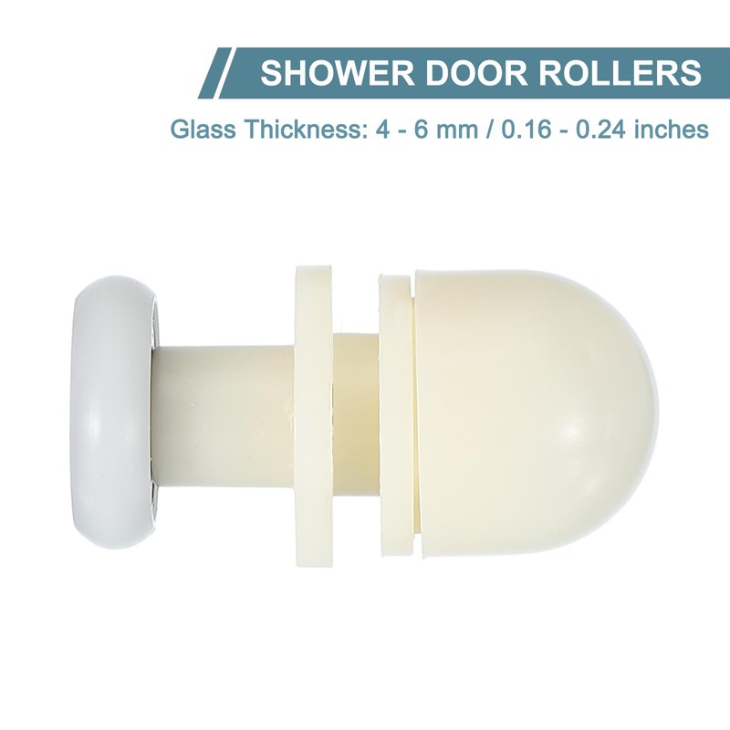 sourcing map 19mm Shower Door Rollers, Sliding Shower Doors Runners